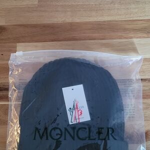 Moncler Black Beanie